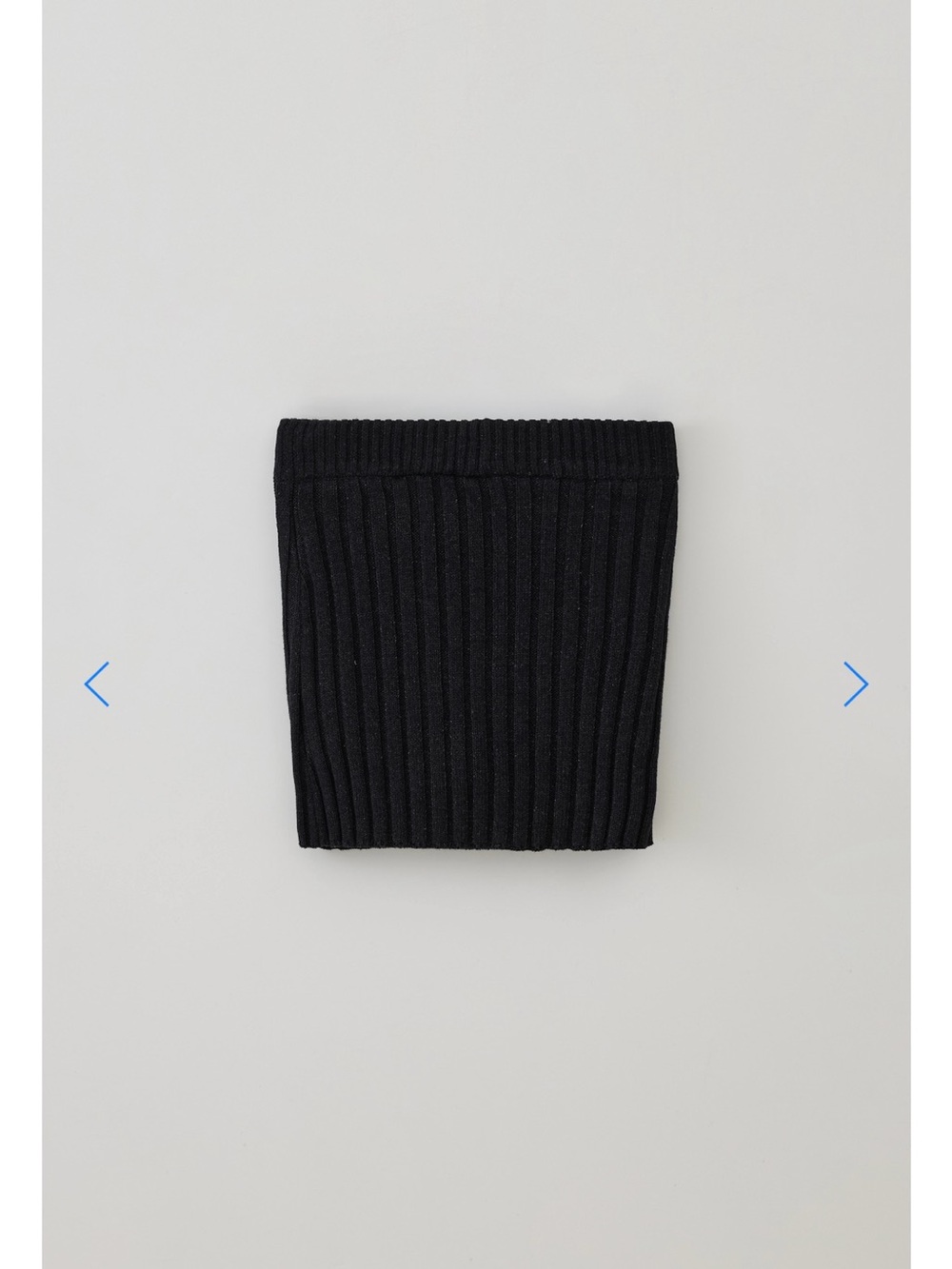 Tannat black knitted skirt